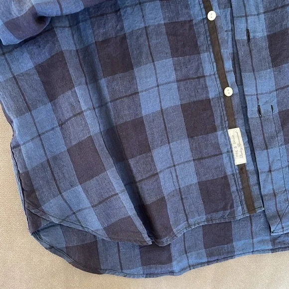 rag & bone classic fit button down linen shirt - Picture 5 of 15
